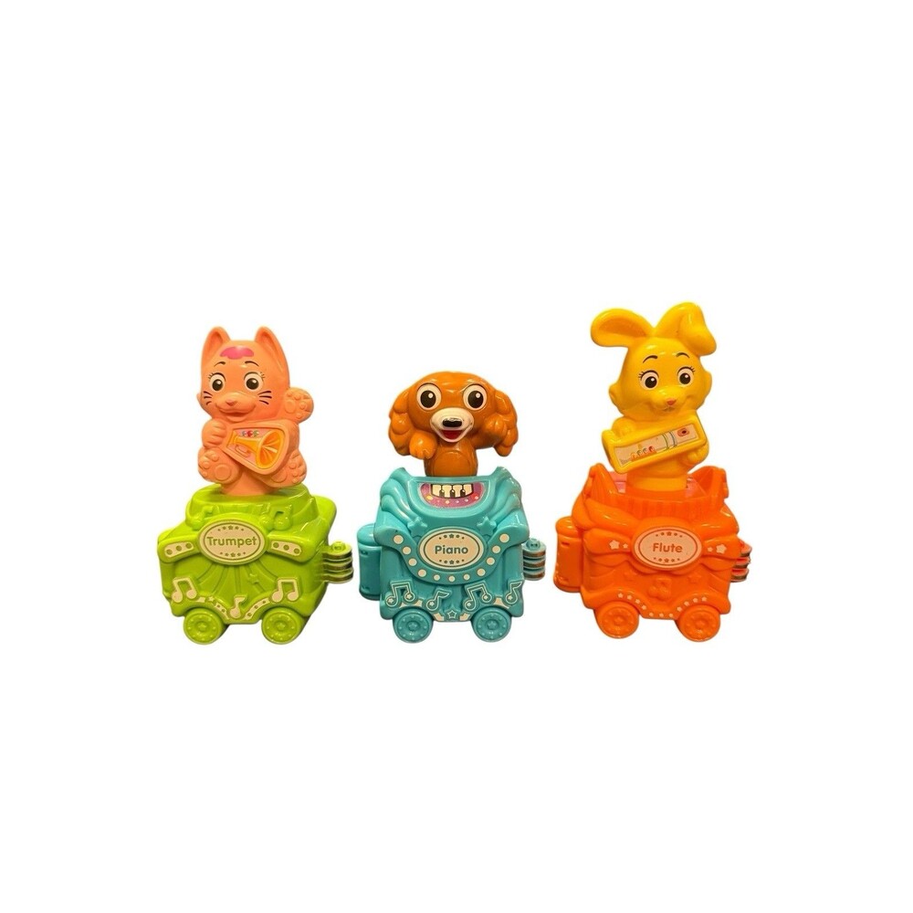 Vtech Connect & Sing Pull Toy Animal Train Replacement Parts Piano Trumpet Flute